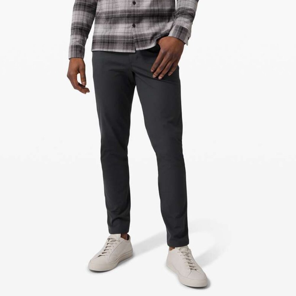 Lululemon ABC Pant Slim *Warpstreme 34" - Obisidian